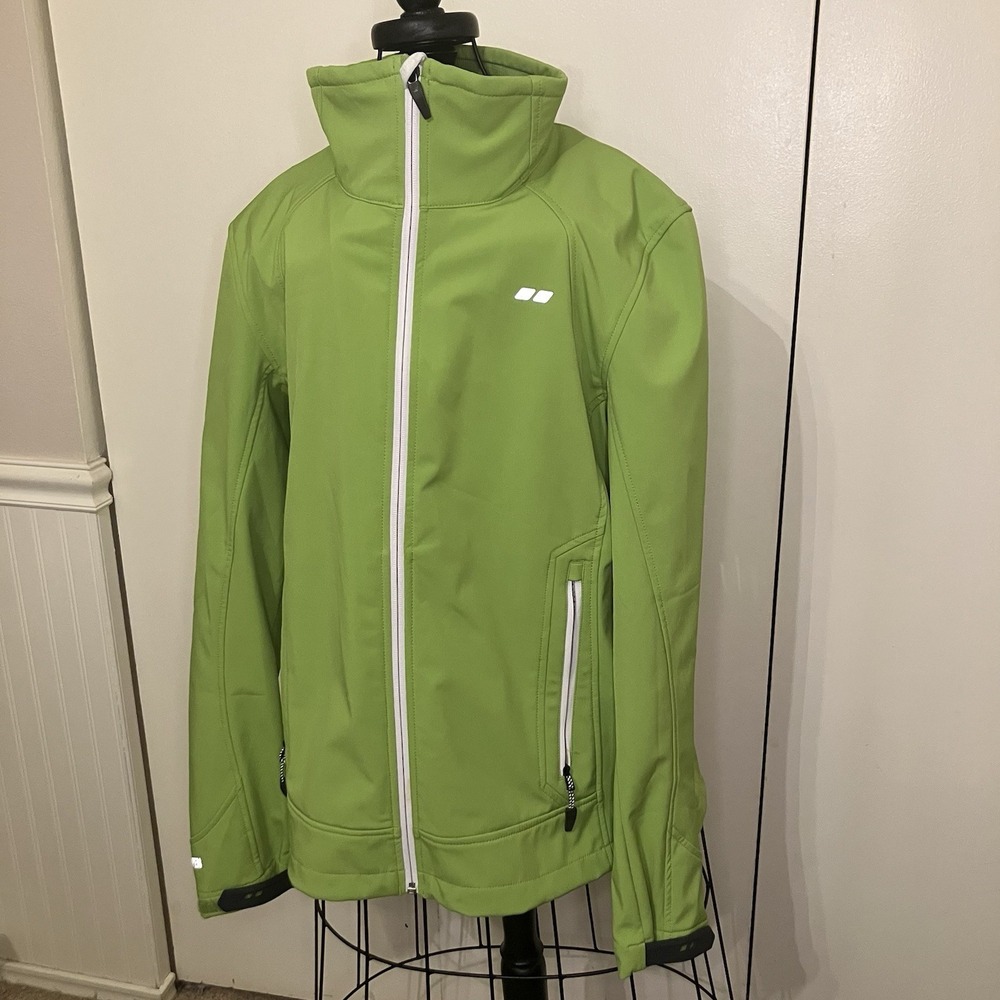 EUC Koppen Women's XL Green Technical Outdoor Shell Jacket Light Weight No Flaws